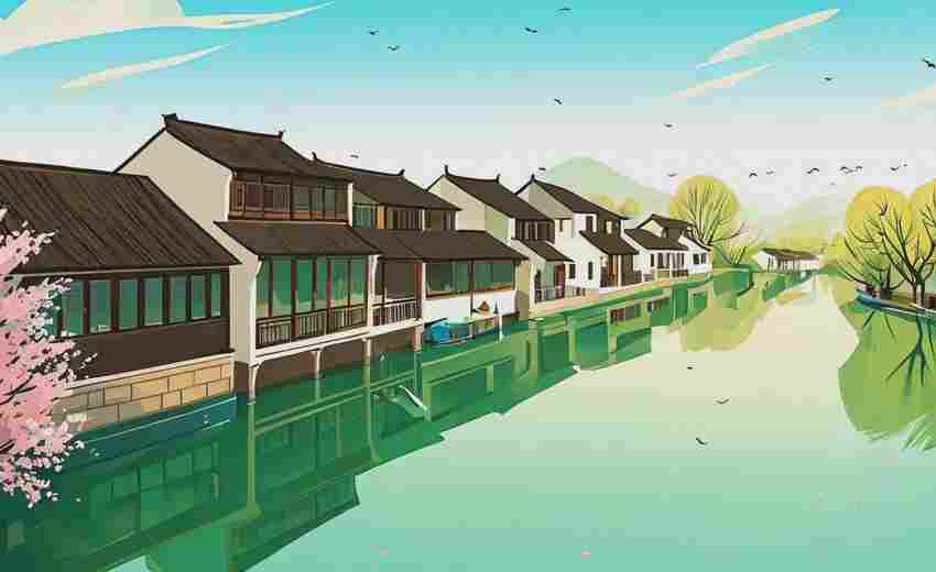 如何利用蘇州水鄉(xiāng)圖案打造品牌特站